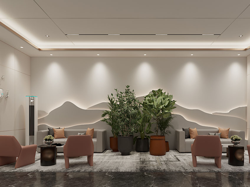 新中式售楼处洽谈区