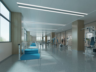 现代健身房3d模型 现代健身房