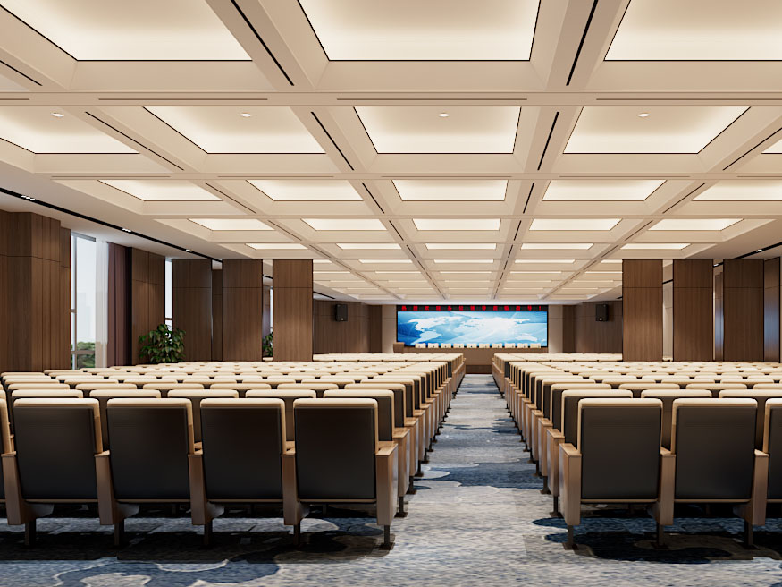 现代报告厅 会议室3d模型 现代报告厅 会议室
