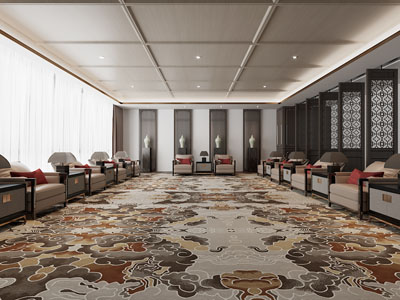 新中式贵宾室 接待厅