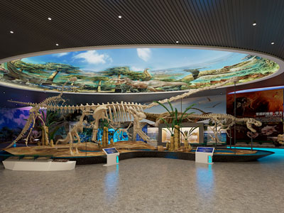 现代恐龙展厅展览