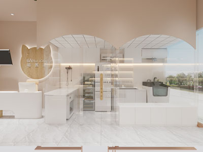 现代宠物馆 宠物店3d模型 现代宠物馆 宠物店