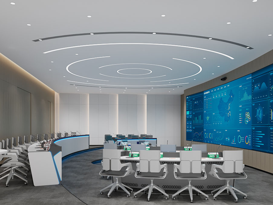现代指挥中心 监控室