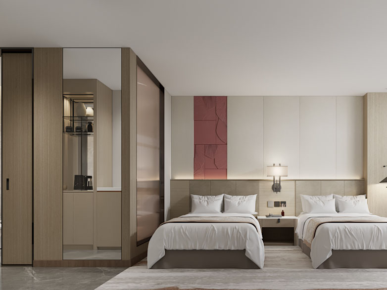 新中式酒店客房