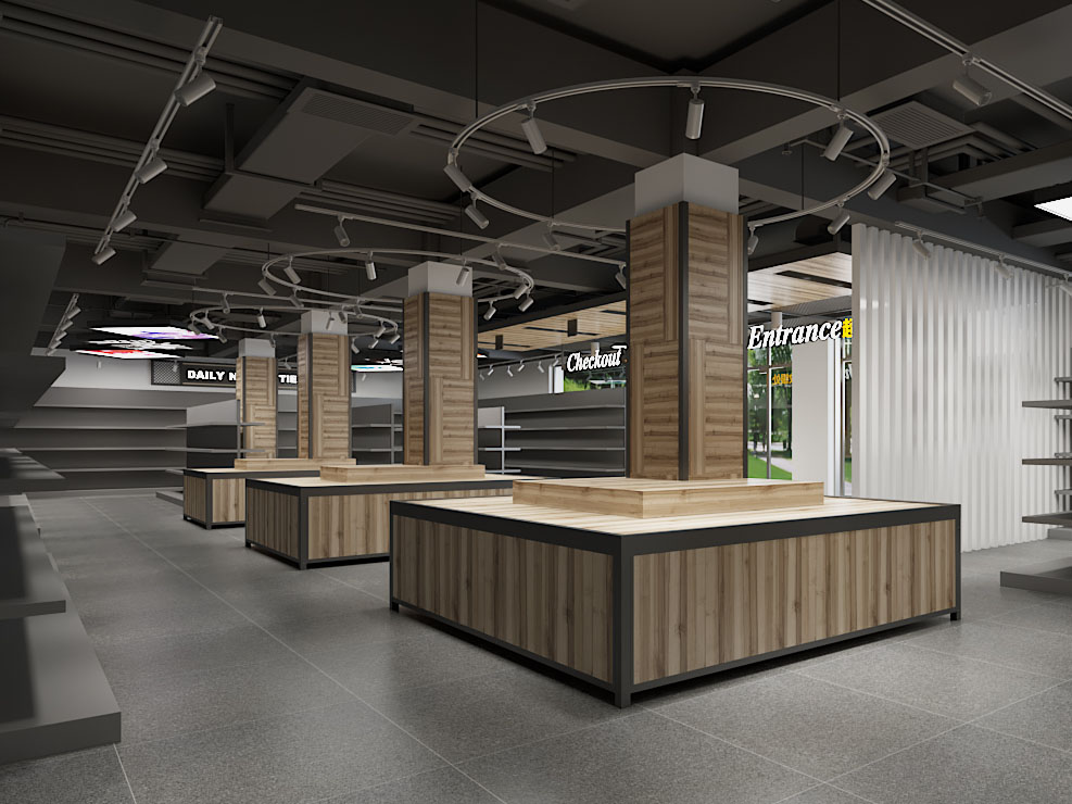 工业风loft百货超市