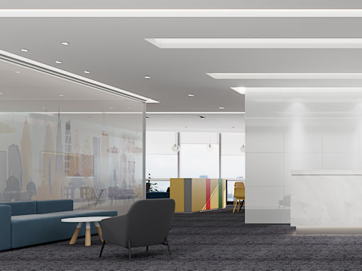 现代办公休闲区3d模型 现代办公休闲区