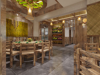 侘寂风饭店餐馆