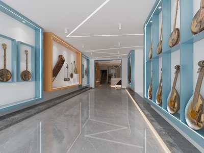 现代民族乐器展厅展览