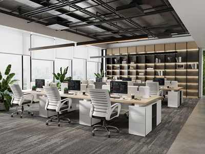 现代公共办公区