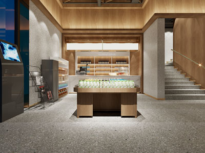 现代饮料零食便利店3d模型 现代饮料零食便利店