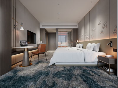 新中式酒店客房