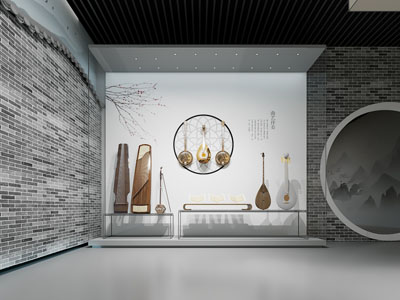 新中式乐器展厅展览