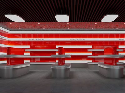 现代展厅展览3d模型 现代展厅展览