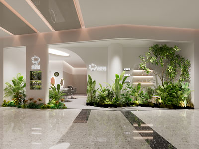 现代美容院门头