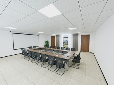 现代会议室3d模型 现代会议室