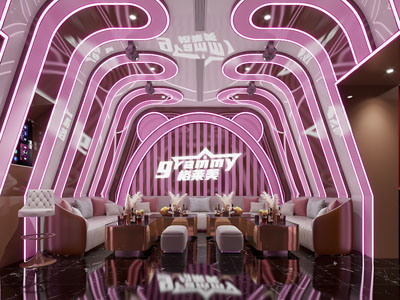 现代KTV包房3d模型 现代KTV包房