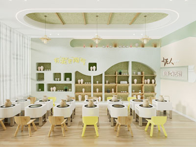 现代陶艺馆 手工陶艺坊3d模型 现代陶艺馆 手工陶艺坊