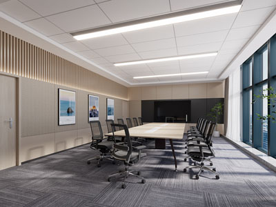 现代会议室3d模型 现代会议室