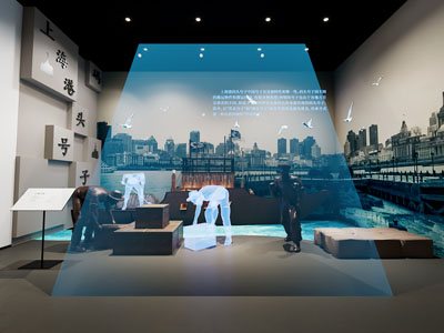 现代展厅展览3d模型 现代展厅展览