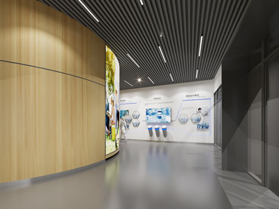 现代展厅展览3d模型 现代展厅展览