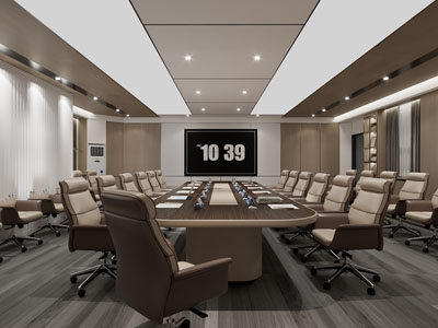 现代会议室3d模型 现代会议室