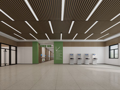 现代医院门厅 大堂3d模型 现代医院门厅 大堂
