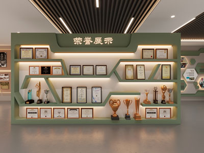 现代荣誉展厅展览3d模型 现代荣誉展厅展览