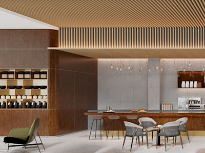 现代咖啡厅 咖啡馆3d模型 现代咖啡厅 咖啡馆