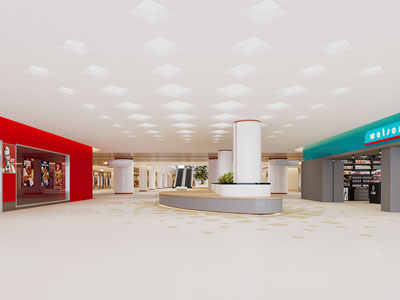 现代商场3d模型 现代商场