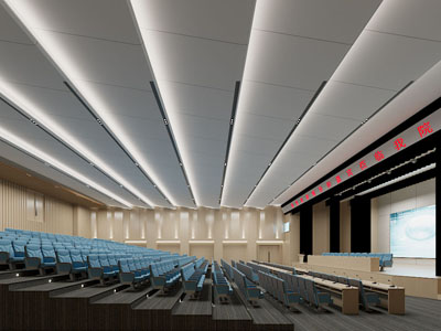 现代报告厅 会议室3d模型 现代报告厅 会议室