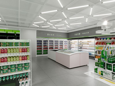 现代酒水饮料零食超市3d模型 现代酒水饮料零食超市