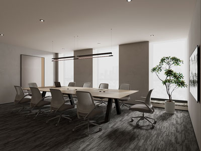 现代会议室3d模型 现代会议室