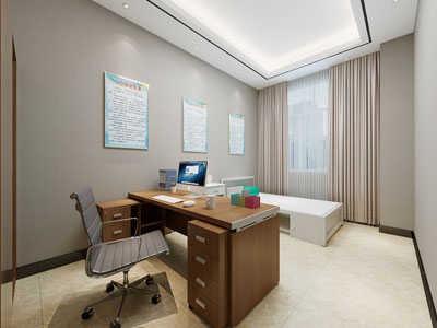 现代保安警卫办公室3d模型 现代保安警卫办公室