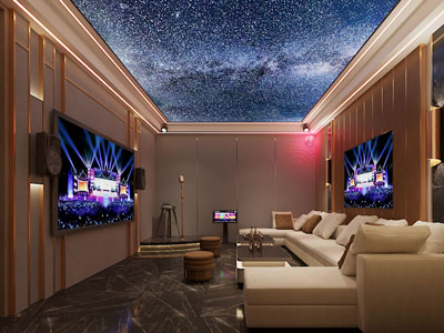 现代轻奢视听室 影音室