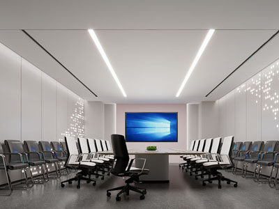 现代会议室3d模型 现代会议室