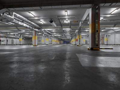 工业风loft停车场3d模型 工业风loft停车场