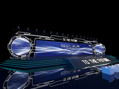 现代舞台3d模型 现代舞台