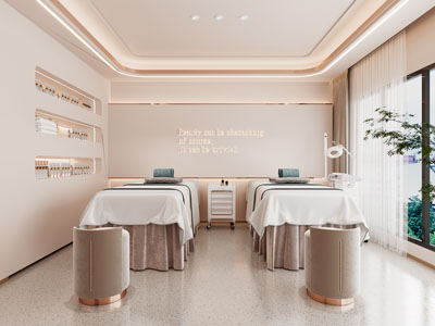 现代轻奢美容按摩院3d模型 现代轻奢美容按摩院