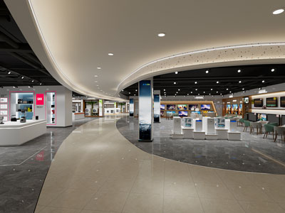 现代家用电器商场3d模型 现代家用电器商场