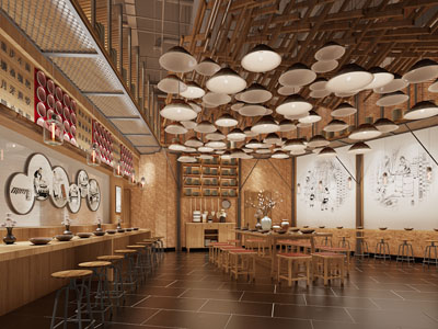 新中式民宿饭店餐馆