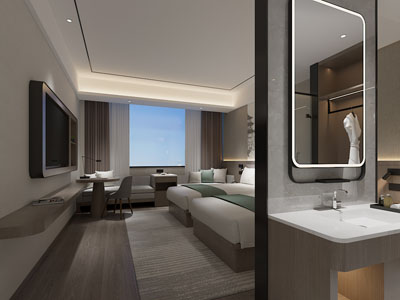 新中式酒店客房