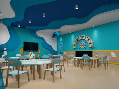 地中海幼儿园活动教室