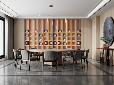 新中式酒店包厢包间