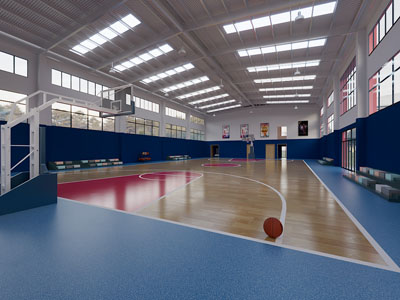 现代篮球馆 体育馆