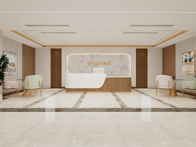 现代家政公司大堂前台接待