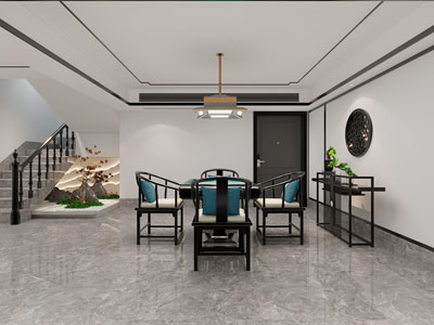 新中式麻将娱乐室 棋牌室