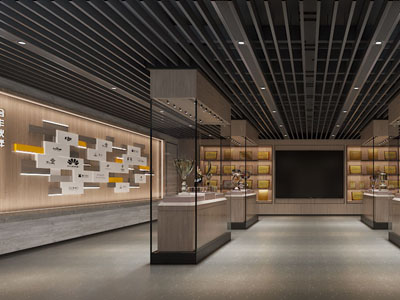 现代企业展厅展览