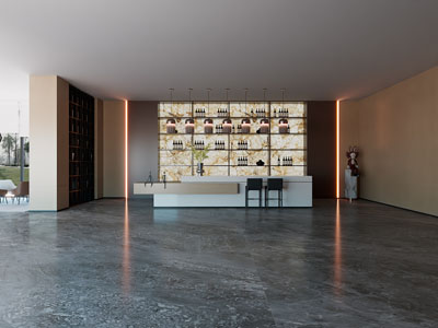 现代酒店大堂前台接待