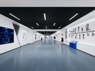 现代企业展厅展览