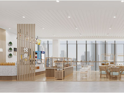 现代蛋糕 面包甜品店